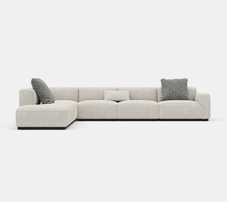 S167矮扶手六位组合